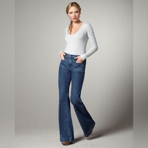 J Brand Bette High Rise Flare Jeans Colour Mystery Size 31